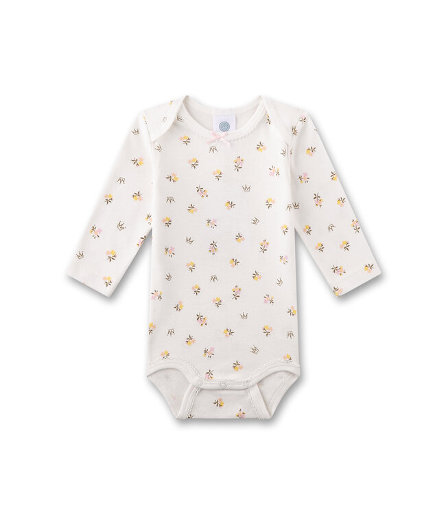 Sanetta Mädchen Body 2er Pack langarm Blumen