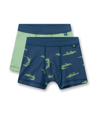Sanetta Jungen-Shorts (Doppelpack) Krokodil
