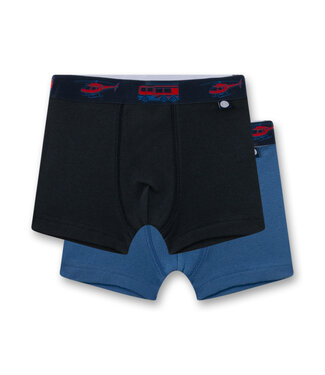 Sanetta Jungen-Hipshorts blau & schwarz