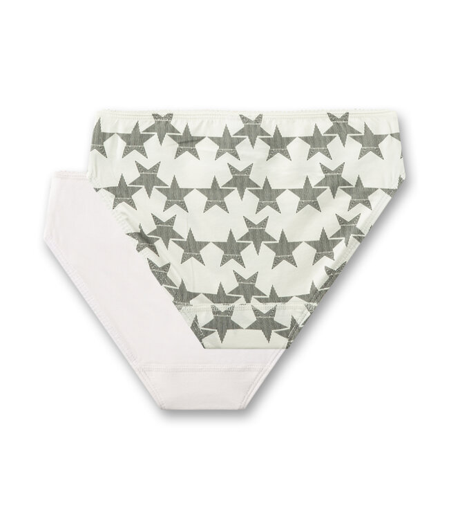 Sanetta Mädchen-Slip (Doppelpack) Sterne