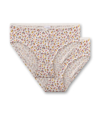 Sanetta Mädchen-Slip (Doppelpack) Blumen