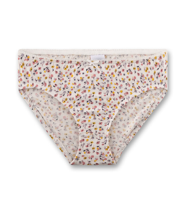 Sanetta Mädchen-Slip (Doppelpack) Blumen