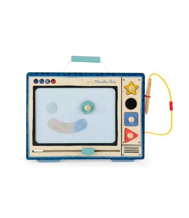 Moulin Roty Magnetische Zeichentafel - Puce & Pilou