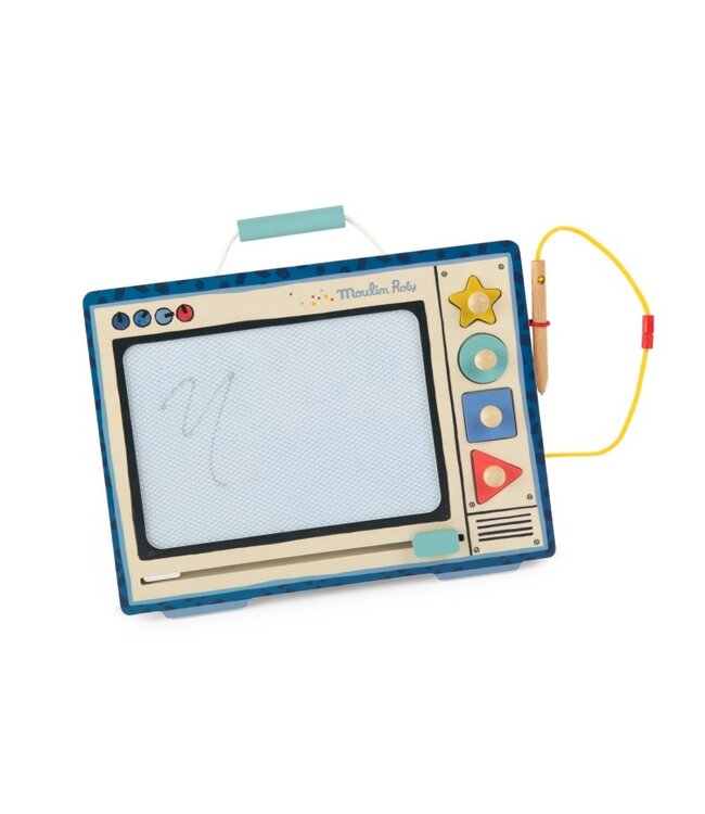 Moulin Roty Magnetische Zeichentafel - Puce & Pilou