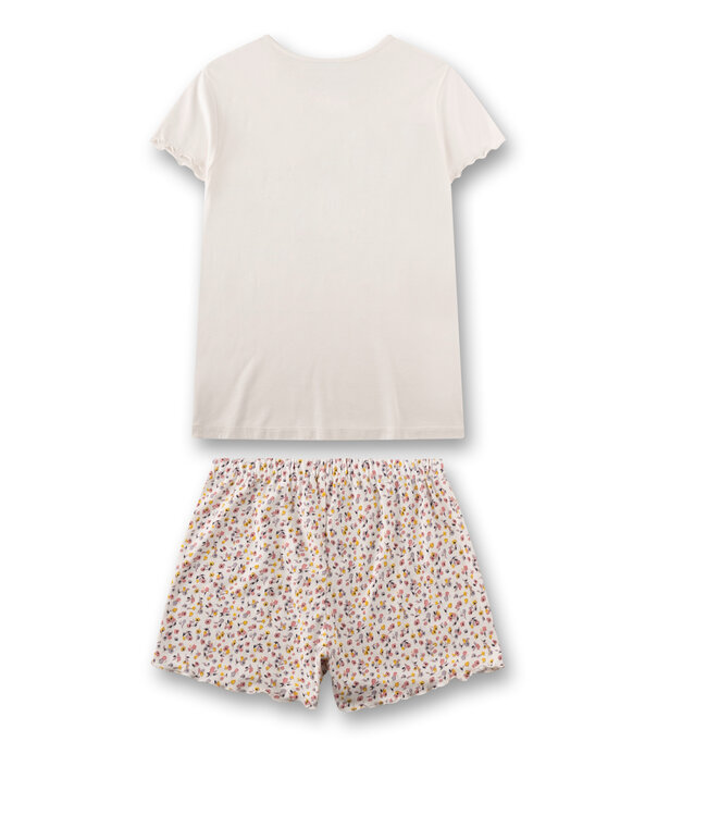 Sanetta Mädchen Schlafanzug kurz Blumen