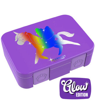 Bearfoot Brotdose Bento box COMPACT Einhorn GLOW
