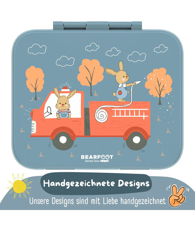 Bearfoot Brotdose Bento box COMPACT Feuerwehr