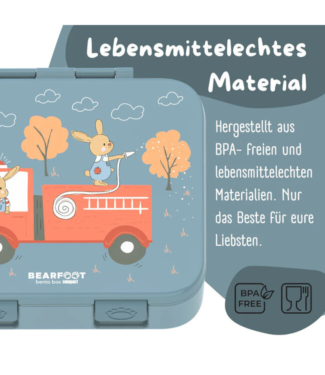 Bearfoot Brotdose Bento box COMPACT Feuerwehr