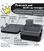 Bearfoot Brotdose Bento box COMPACT Sticker schwarz