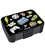 Bearfoot Brotdose Bento box COMPACT Sticker schwarz