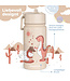 Bearfoot Thermo Kinder Trinkflasche Edelstahl - Dinos