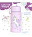 Bearfoot Thermo Kinder Trinkflasche Edelstahl - Einhorn