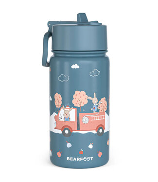 Bearfoot Thermo Kinder Trinkflasche Edelstahl - Feuerwehr