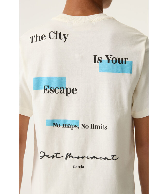 Garcia Jungen T-Shirt off white