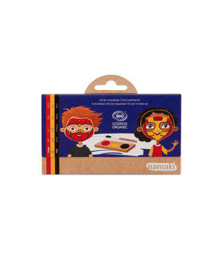 Namaki Schminkpalette für Kinder Ninja & Superhero