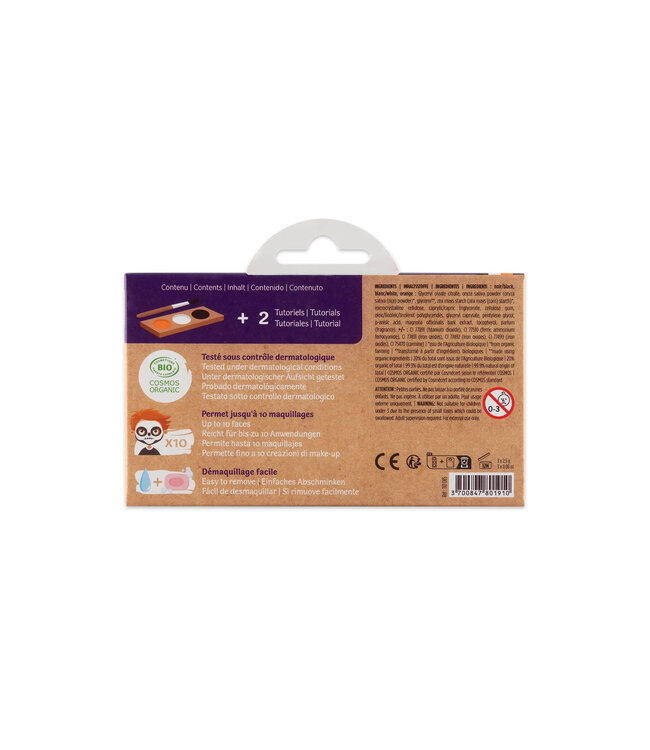 Namaki Schminkpalette für Kinder Kürbis & Skelett