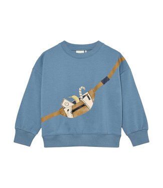 Minymo Jungen Pullover blue Shadow