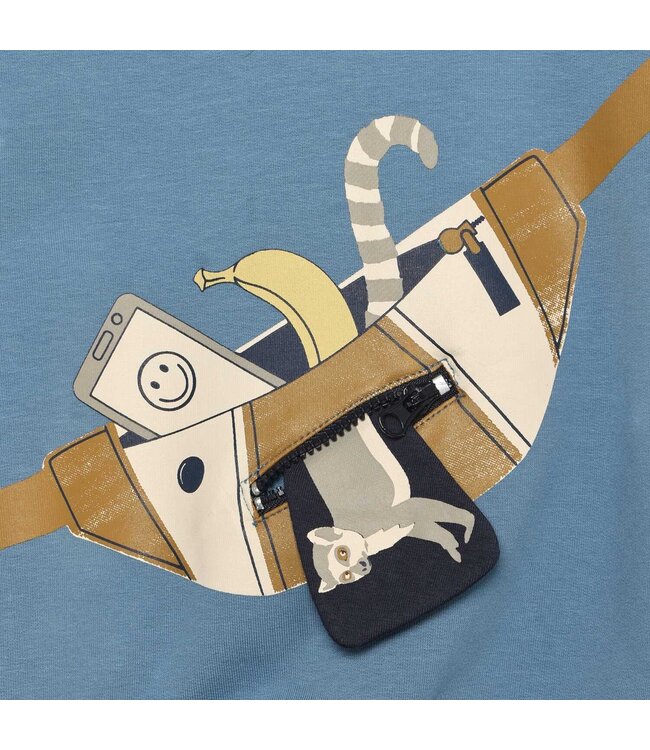 Minymo Jungen Pullover blue Shadow