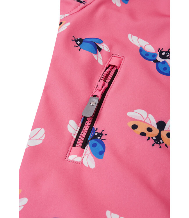 Reima Kleinkinder Softshell Overall Mjosa Soft Coral
