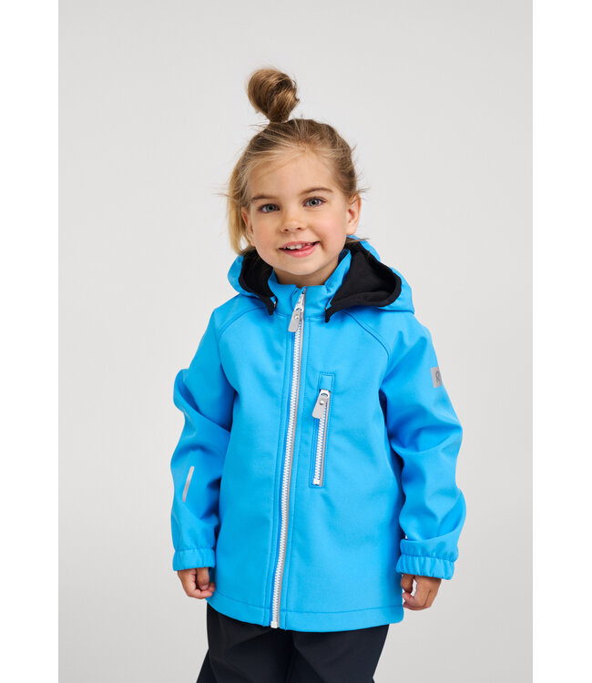 Reima Kinder Softshell Jacke Vantti Cool blue