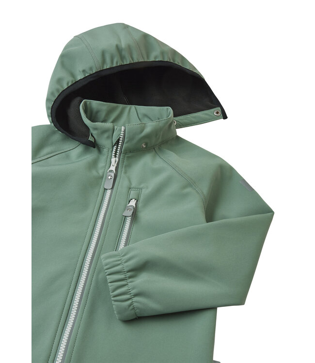 Reima Kinder Softshell Jacke Vantti Stone Green