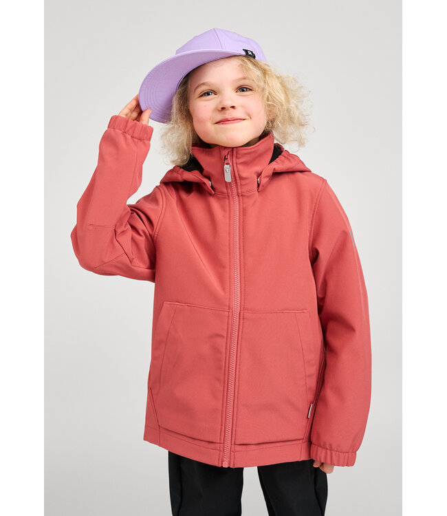 Reima tec Kinder Softshelljacke Koivula Red Clay