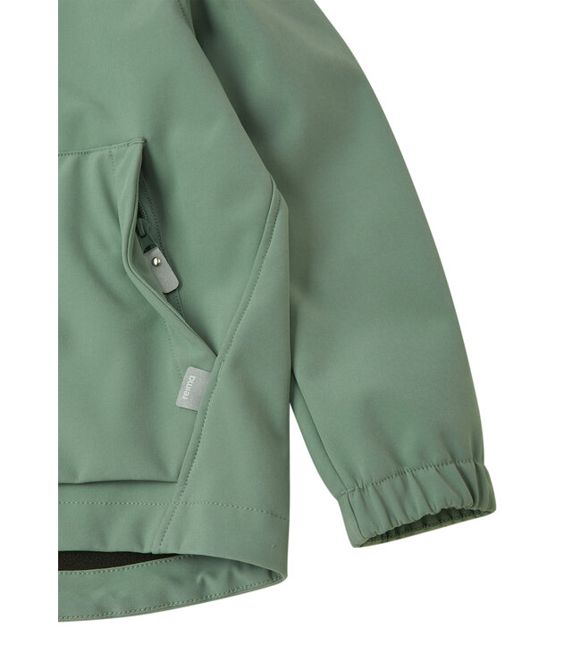 Reima tec Kinder Softshelljacke Koivula Stone Green