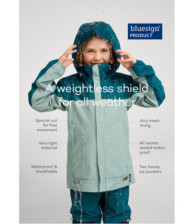 Reima tec Kinder Regenjacke Salmi Earthy Beige