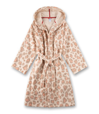 Sanetta Mädchen Bademantel Leo-Print