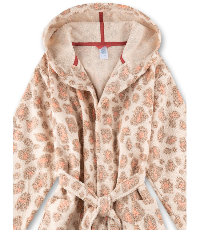 Sanetta Mädchen Bademantel Leo-Print