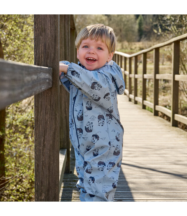 CeLaVi Jungen Regenoverall Blue Fog