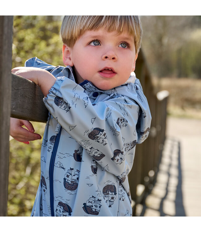CeLaVi Jungen Regenoverall Blue Fog