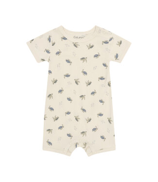 CeLaVi Bambus Strampler kurzarm Turbulence