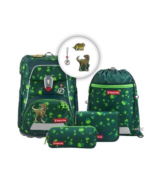 Step by Step Schulrucksack-Set FIT Dino Targo