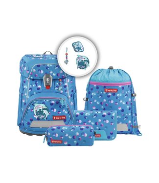 Step by Step Schulrucksack-Set FIT Dolphin Finja