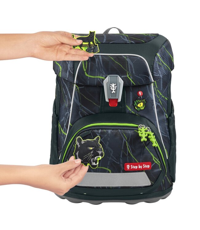 Step by Step Schulrucksack-Set FIT Danger Cat Chiko