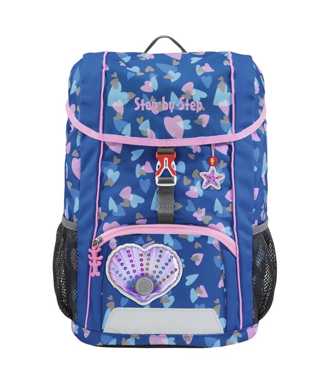 Step by Step Kindergartenrucksack-Set KID REFLECT Seashell Pearl