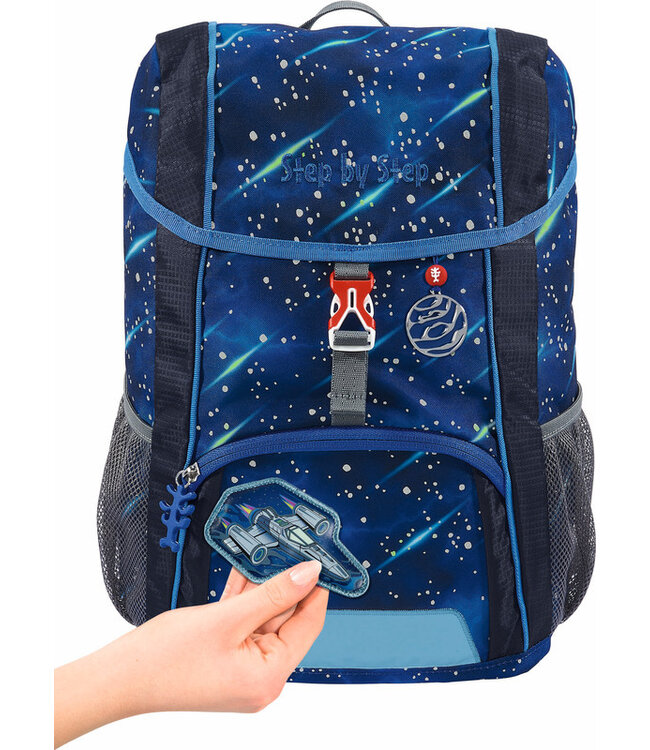 Step by Step Kindergartenrucksack-Set KID REFLECT Star Shuttle Elio