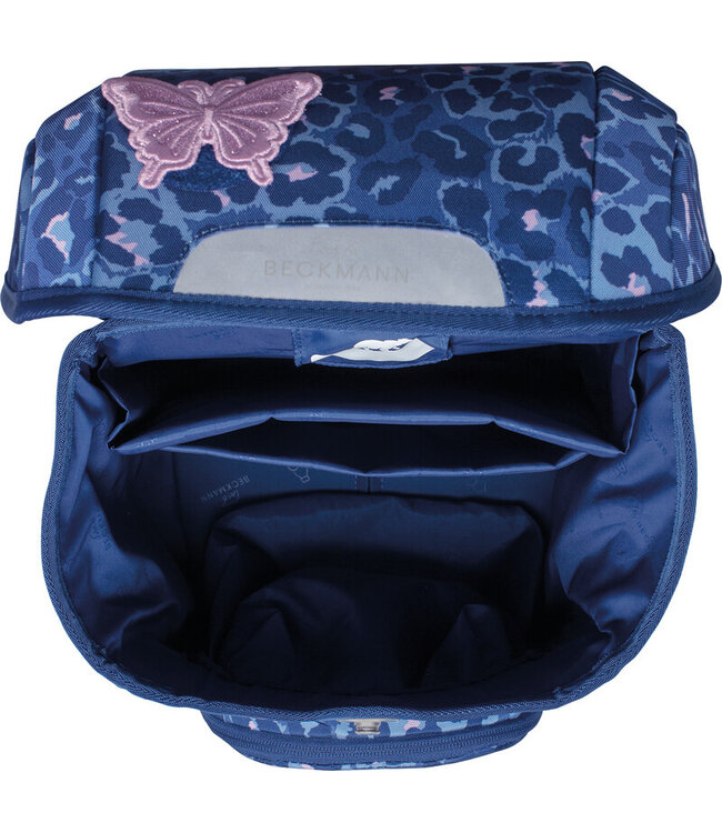 Beckmann Schulrucksack Plus Air 6-teiliges Set, Cheeta