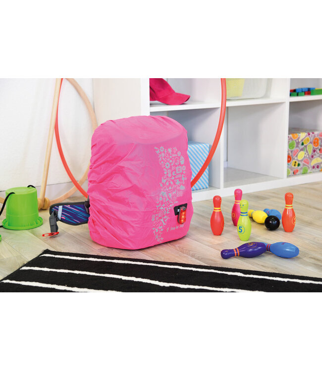 Step by Step Regen- und Sicherheitshülle für alle Schultheks pink