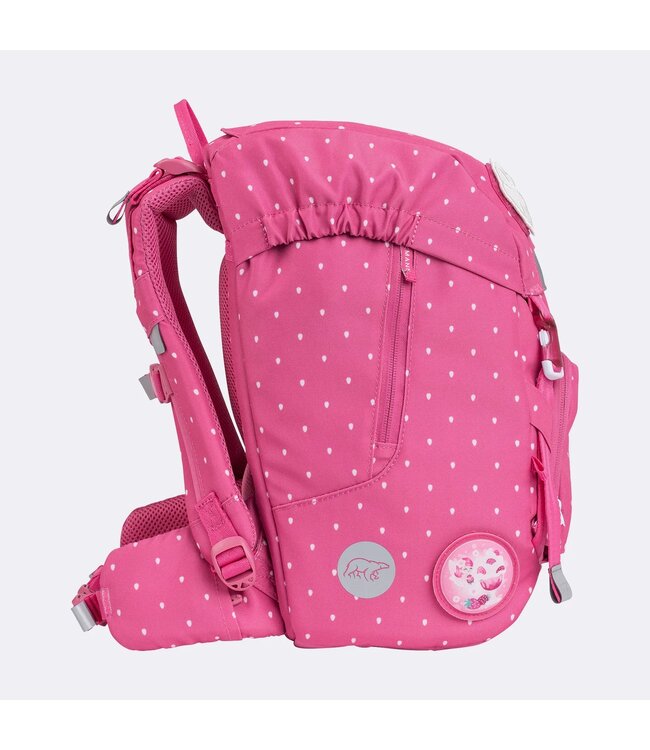 Beckmann Schulrucksack Classic 6-teiliges Set, Strawberry