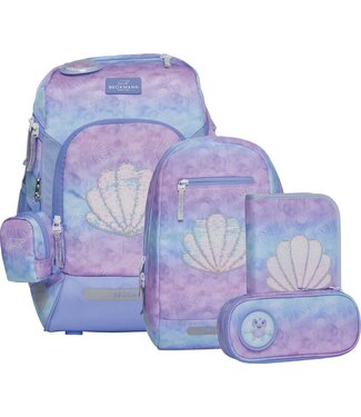 Beckmann Schulrucksack Active Air FLX 6-teiliges Set, Seashell