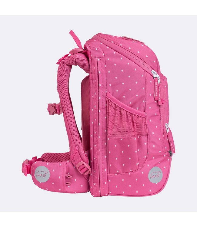 Beckmann Schulrucksack Active Air FLX 6-teiliges Set, Strawberry