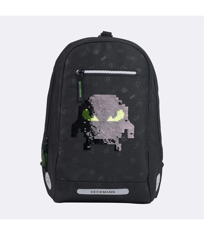 Beckmann Schulrucksack Active Air FLX 6-teiliges Set, Pixel