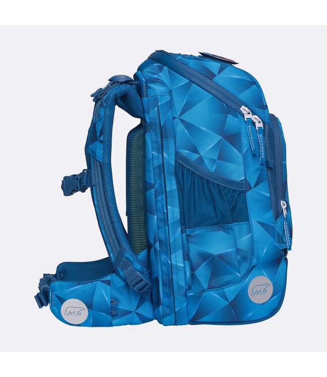 Beckmann Schulrucksack Active Air FLX 6-teiliges Set, Blue Lightning