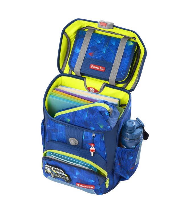 Step by Step Schulrucksack-Set CLOUD Police Truck Charly