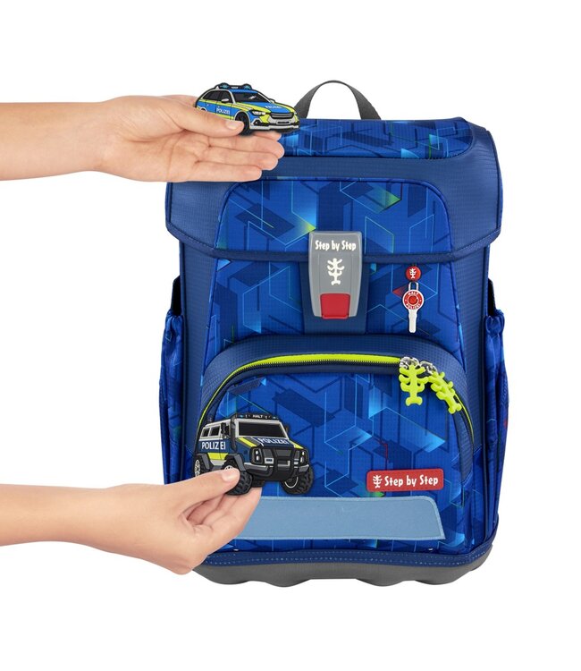 Step by Step Schulrucksack-Set CLOUD Police Truck Charly
