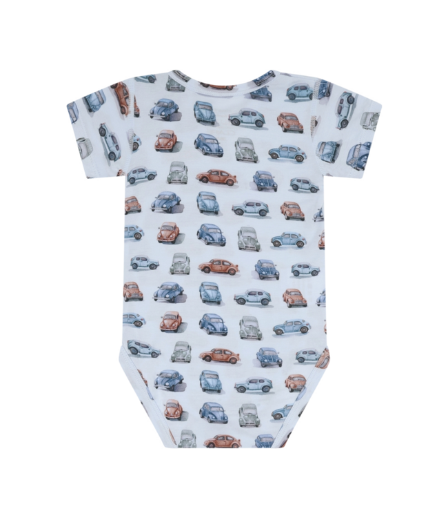 Hust & Claire Bambus Body kurzarm Buller Retro Cars