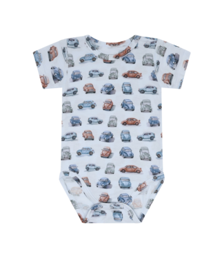 Hust & Claire Bambus Body kurzarm Buller Retro Cars