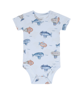 Hust & Claire Bambus Body kurzarm Buller Submarine